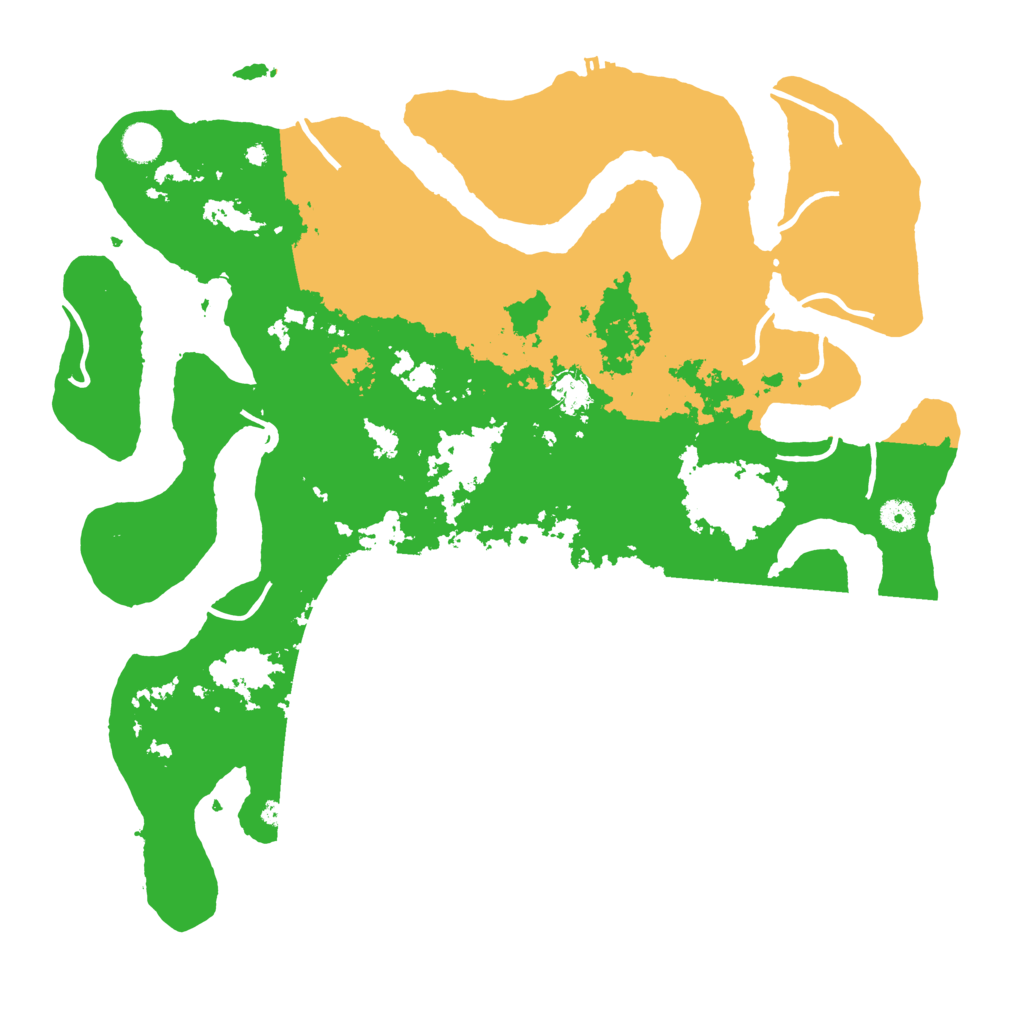 Biome Rust Map: Procedural Map, Size: 4500, Seed: 3258366