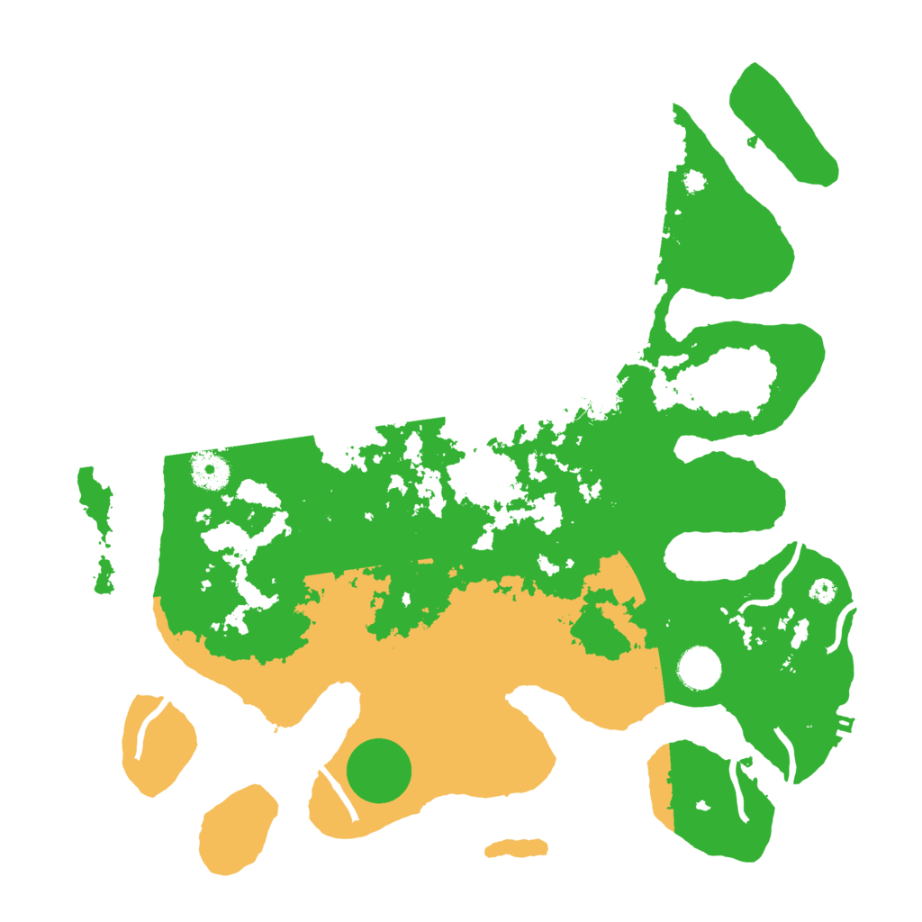 Biome Rust Map: Procedural Map, Size: 3750, Seed: 14799209