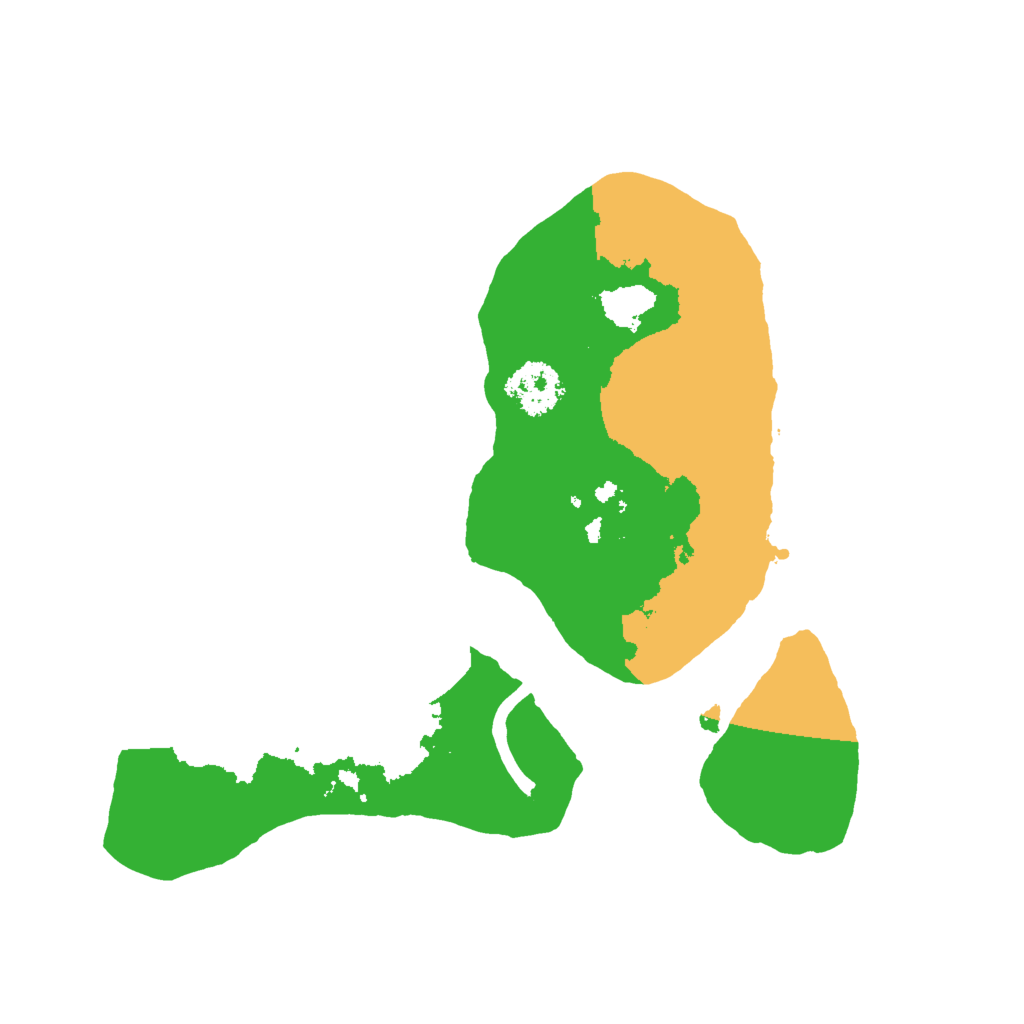 Biome Rust Map: Procedural Map, Size: 2000, Seed: 65290331