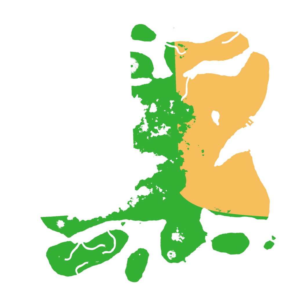 Biome Rust Map: Procedural Map, Size: 3500, Seed: 179