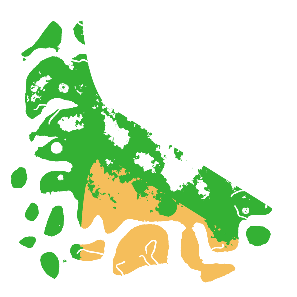 Biome Rust Map: Procedural Map, Size: 4500, Seed: 4647306