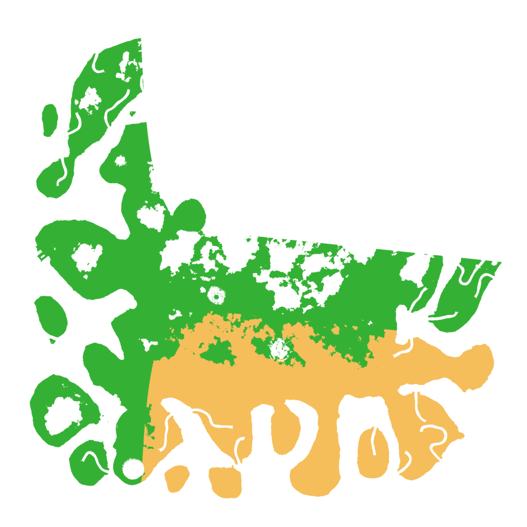 Biome Rust Map: Procedural Map, Size: 4500, Seed: 88009