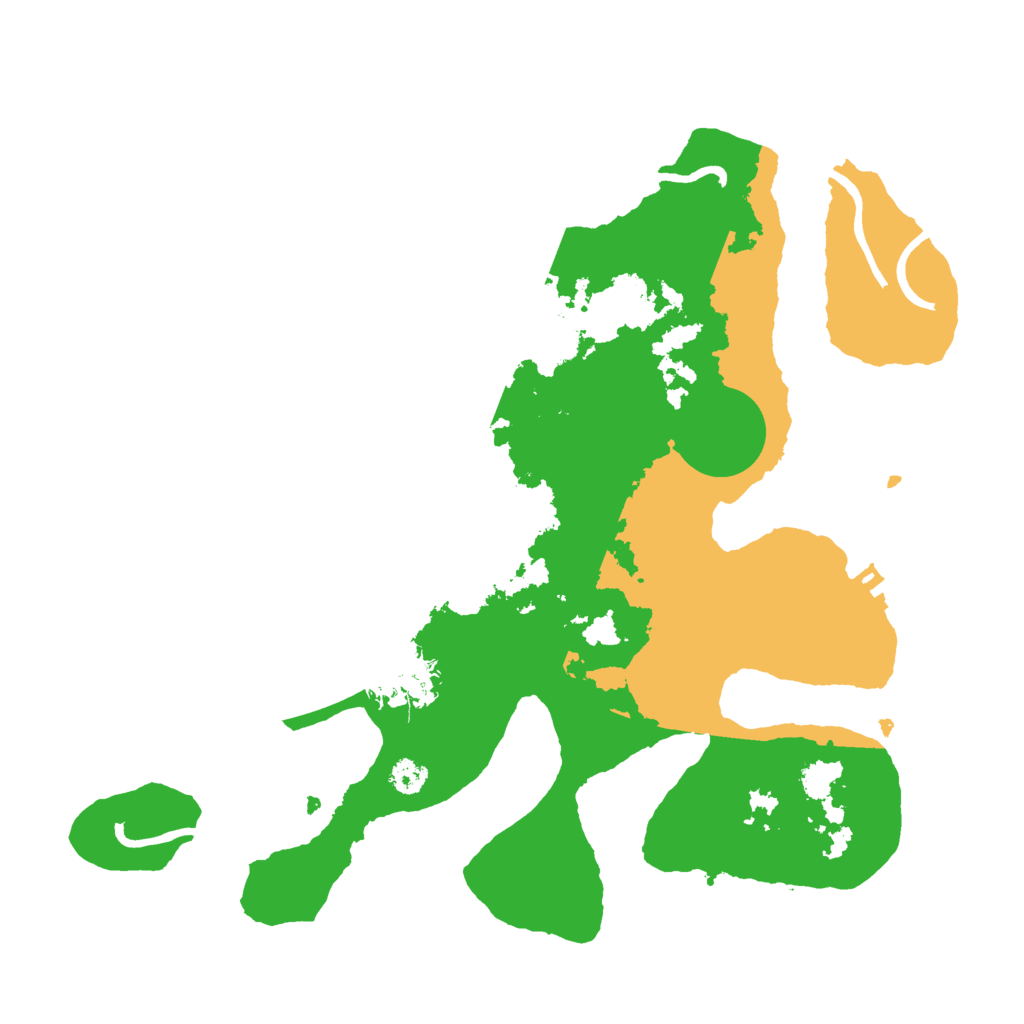 Biome Rust Map: Procedural Map, Size: 3000, Seed: 656061667
