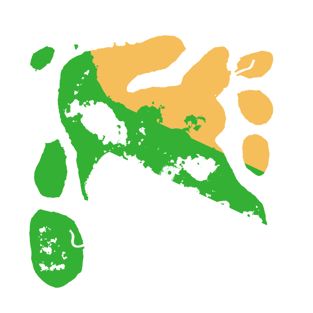 Biome Rust Map: Procedural Map, Size: 3200, Seed: 547254