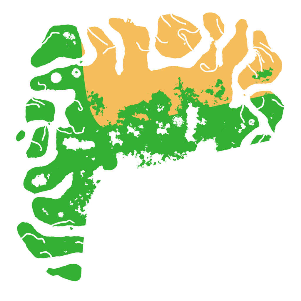 Biome Rust Map: Procedural Map, Size: 5000, Seed: 1146302