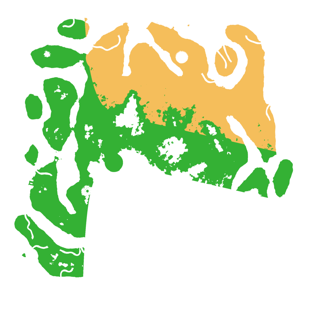 Biome Rust Map: Procedural Map, Size: 4500, Seed: 3458435