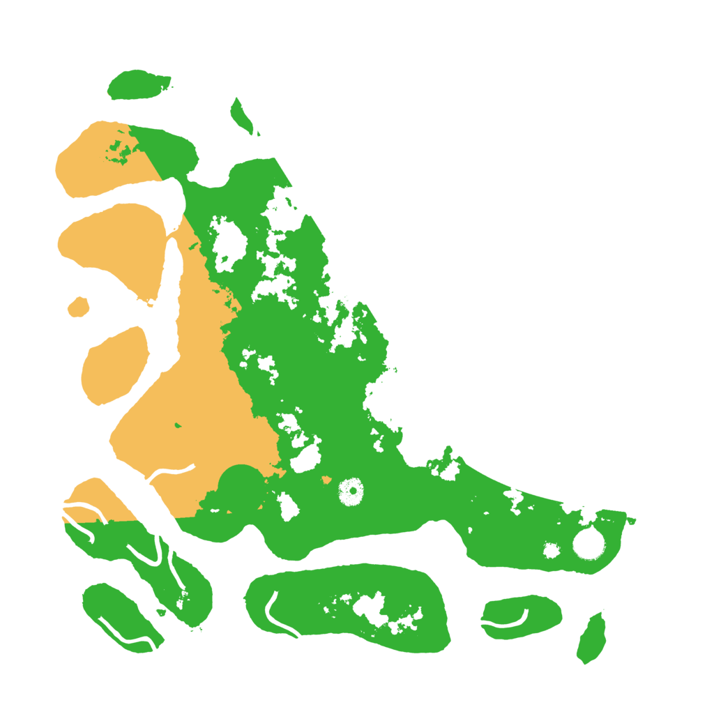 Biome Rust Map: Procedural Map, Size: 4000, Seed: 381079