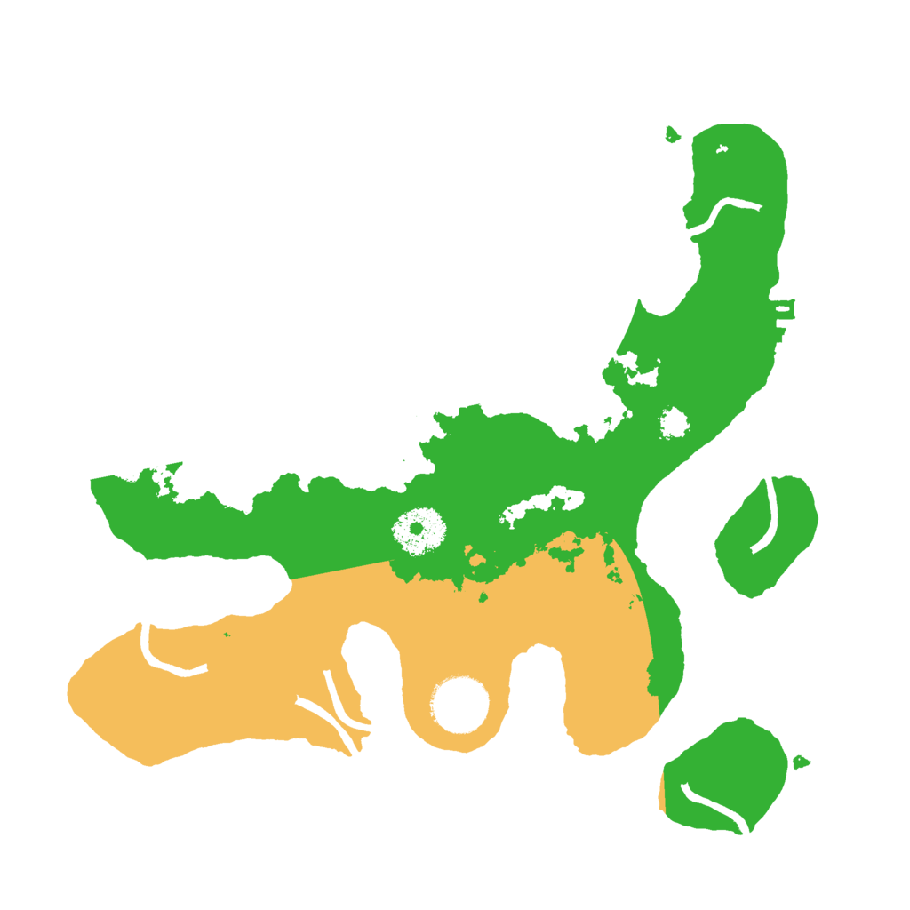 Biome Rust Map: Procedural Map, Size: 2800, Seed: 310954100