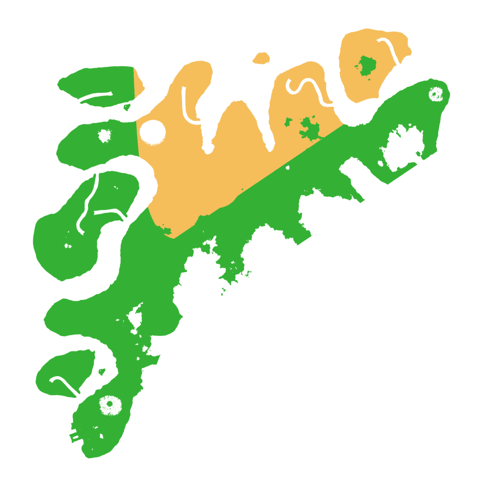 Biome Rust Map: Procedural Map, Size: 3500, Seed: 1952485