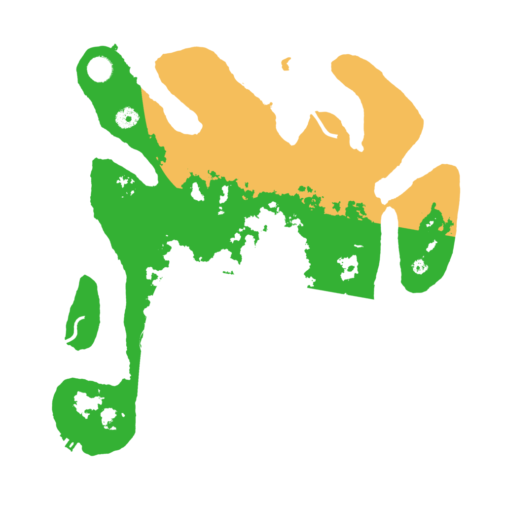 Biome Rust Map: Procedural Map, Size: 3500, Seed: 361131530