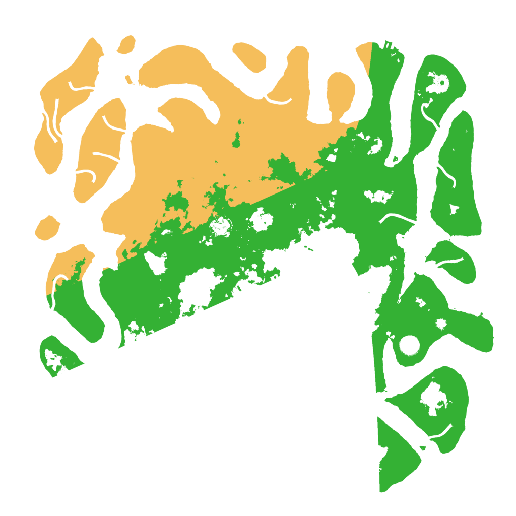 Biome Rust Map: Procedural Map, Size: 4500, Seed: 6945