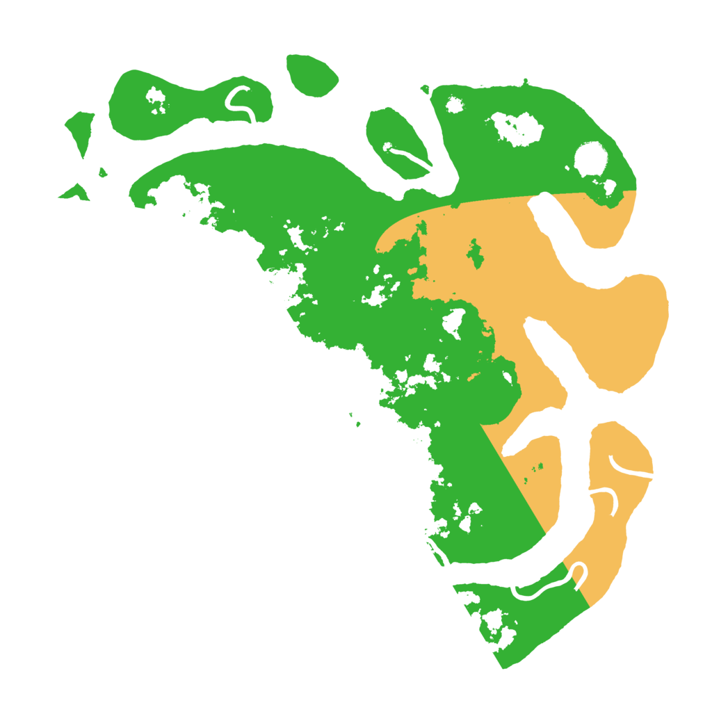 Biome Rust Map: Procedural Map, Size: 3850, Seed: 48383838