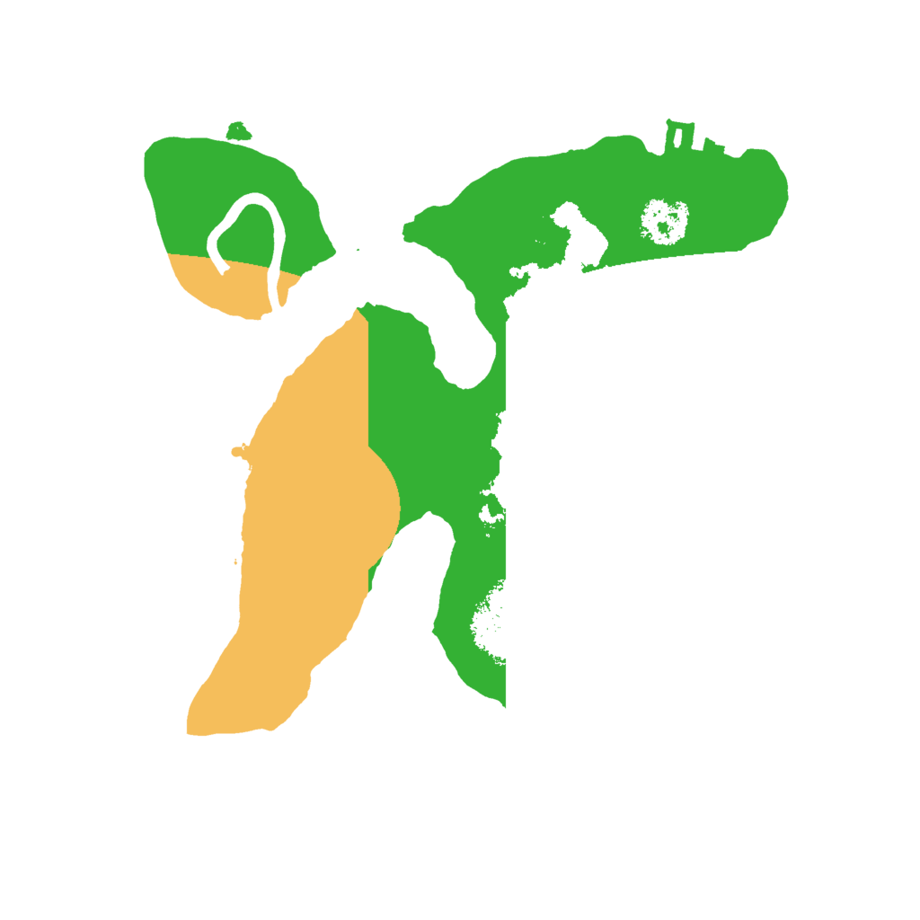 Biome Rust Map: Procedural Map, Size: 2000, Seed: 4489582