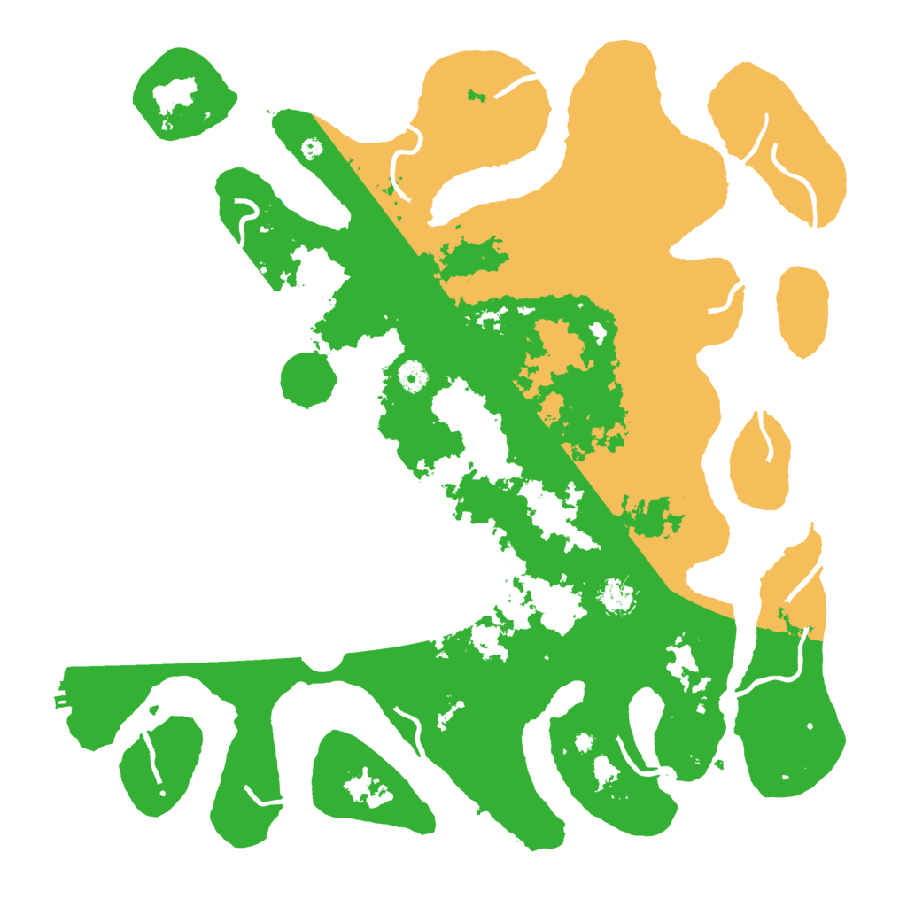 Biome Rust Map: Procedural Map, Size: 4500, Seed: 3958867