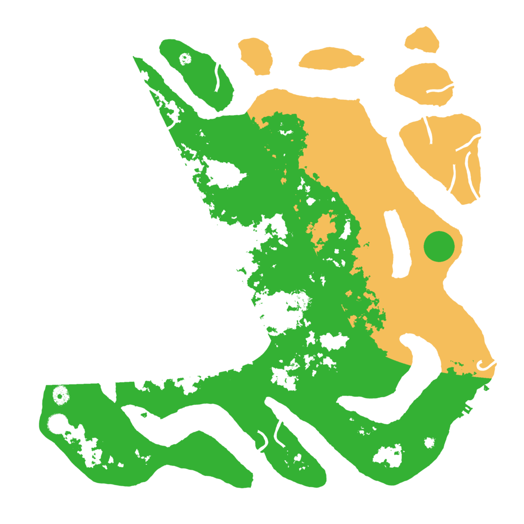 Biome Rust Map: Procedural Map, Size: 4500, Seed: 564160