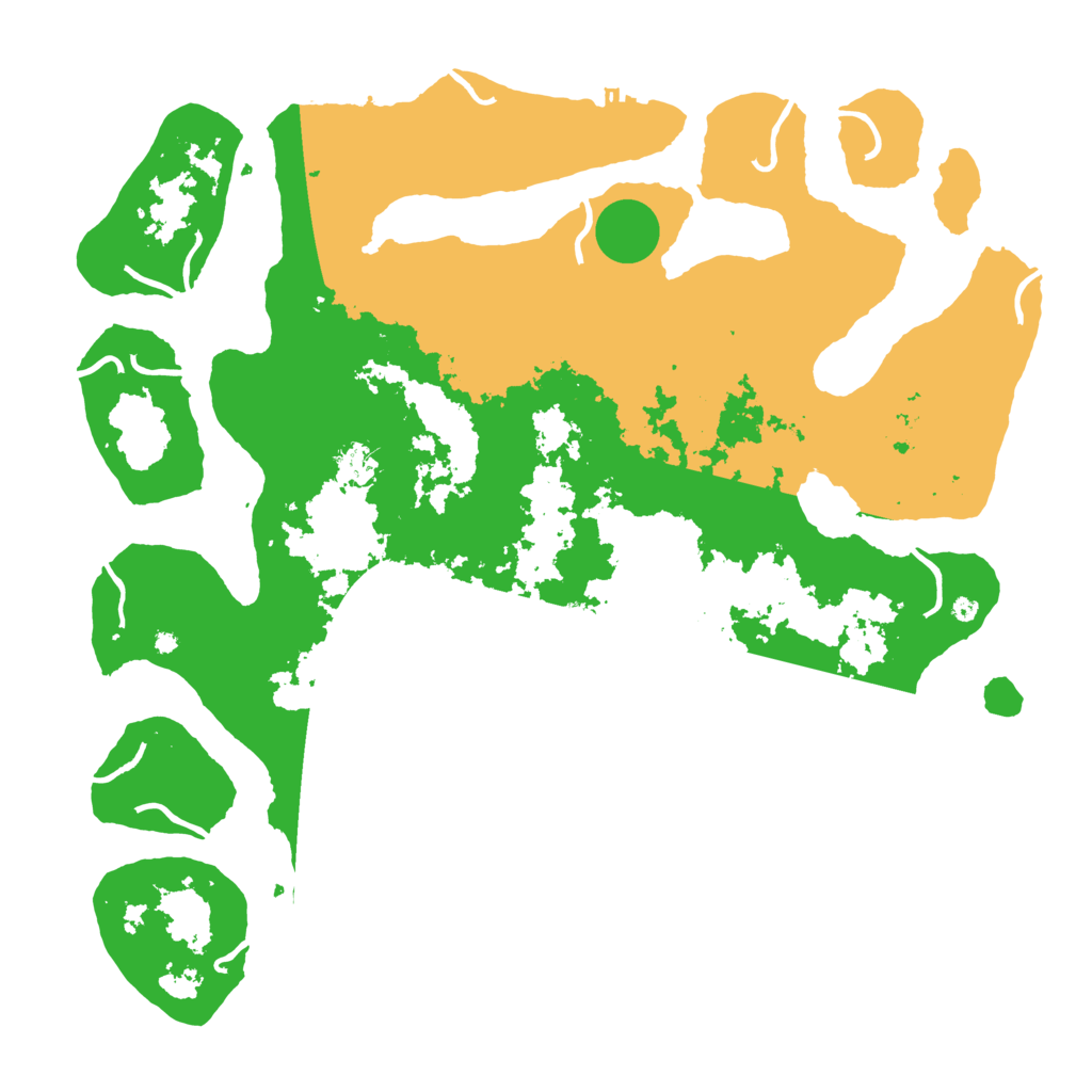 Biome Rust Map: Procedural Map, Size: 4500, Seed: 4738516