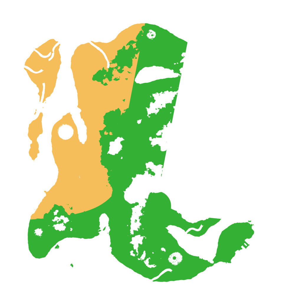 Biome Rust Map: Procedural Map, Size: 3500, Seed: 790564