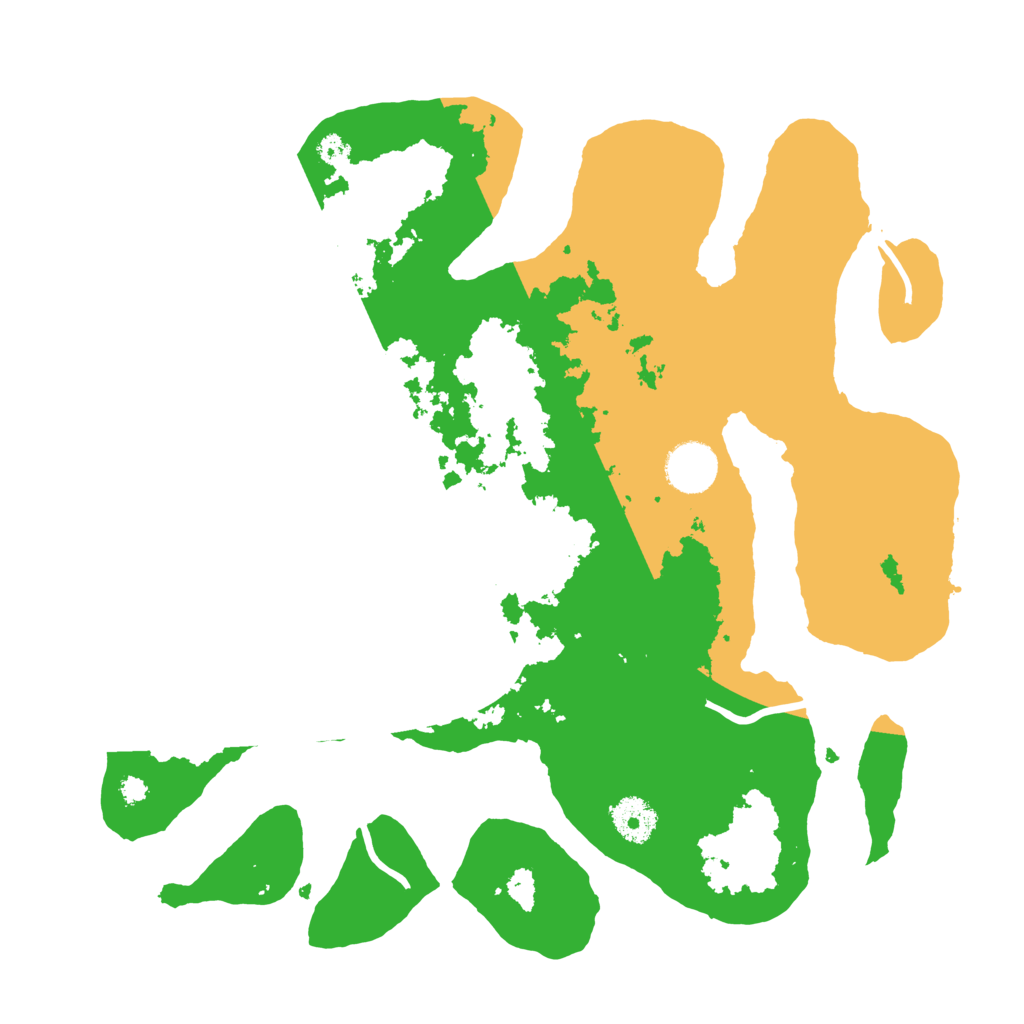 Biome Rust Map: Procedural Map, Size: 3500, Seed: 492062790