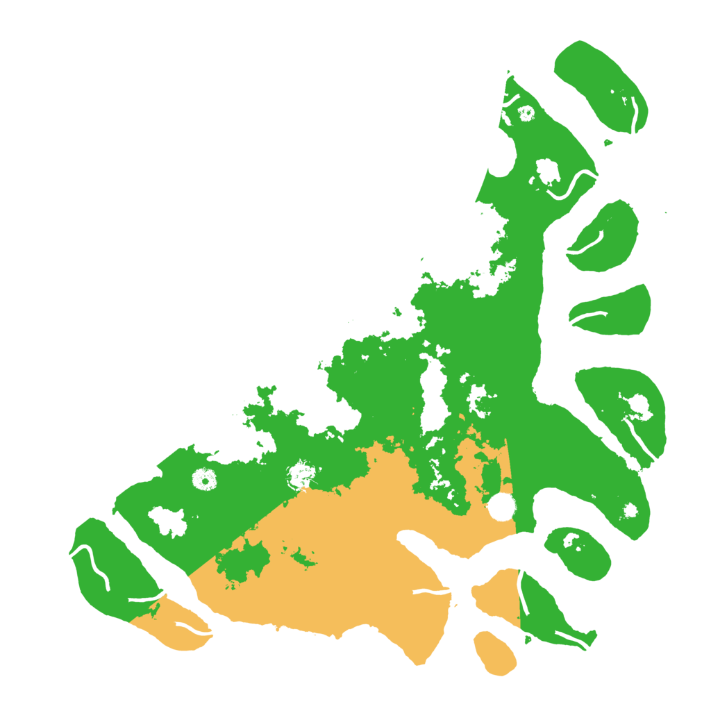 Biome Rust Map: Procedural Map, Size: 4500, Seed: 661279
