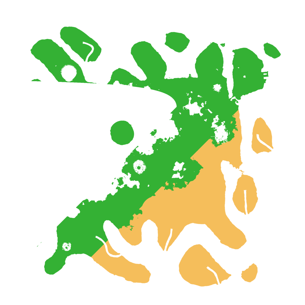 Biome Rust Map: Procedural Map, Size: 3550, Seed: 431493