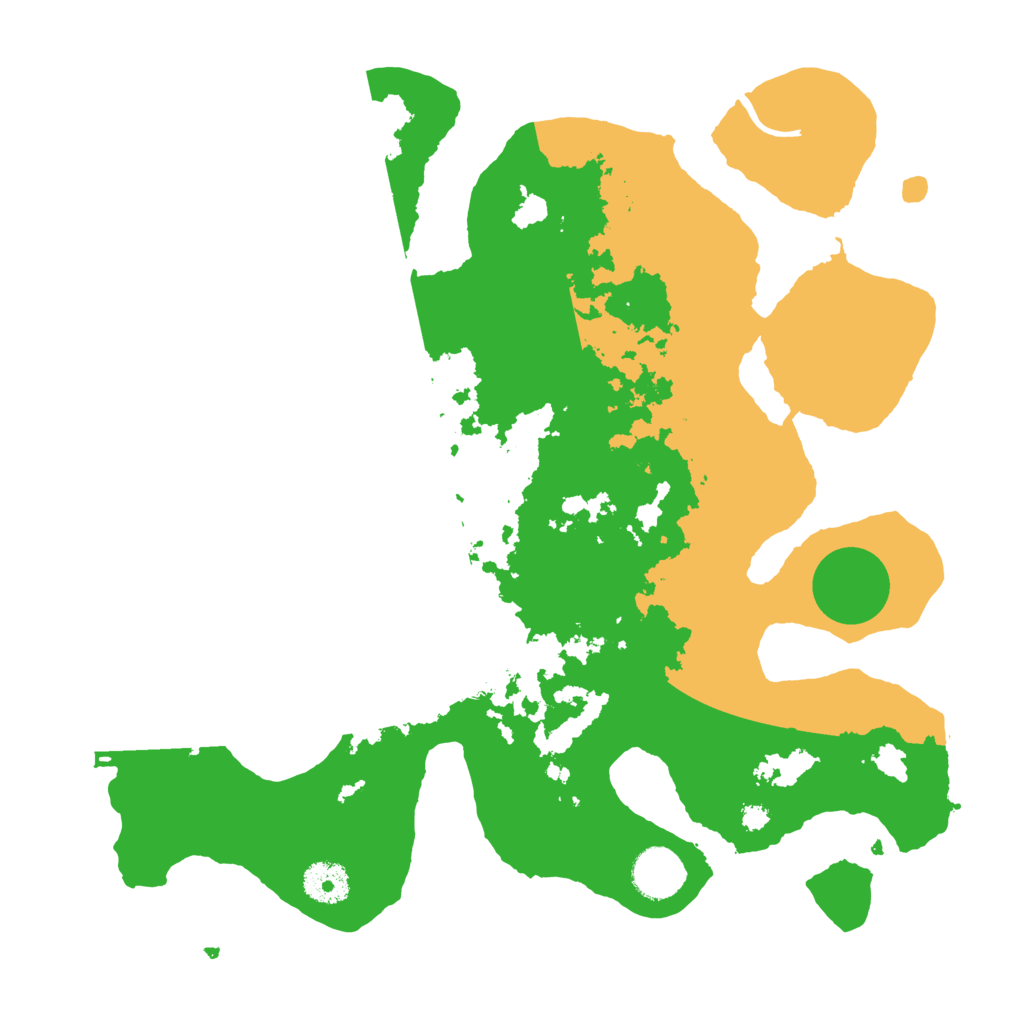 Biome Rust Map: Procedural Map, Size: 3500, Seed: 3829302