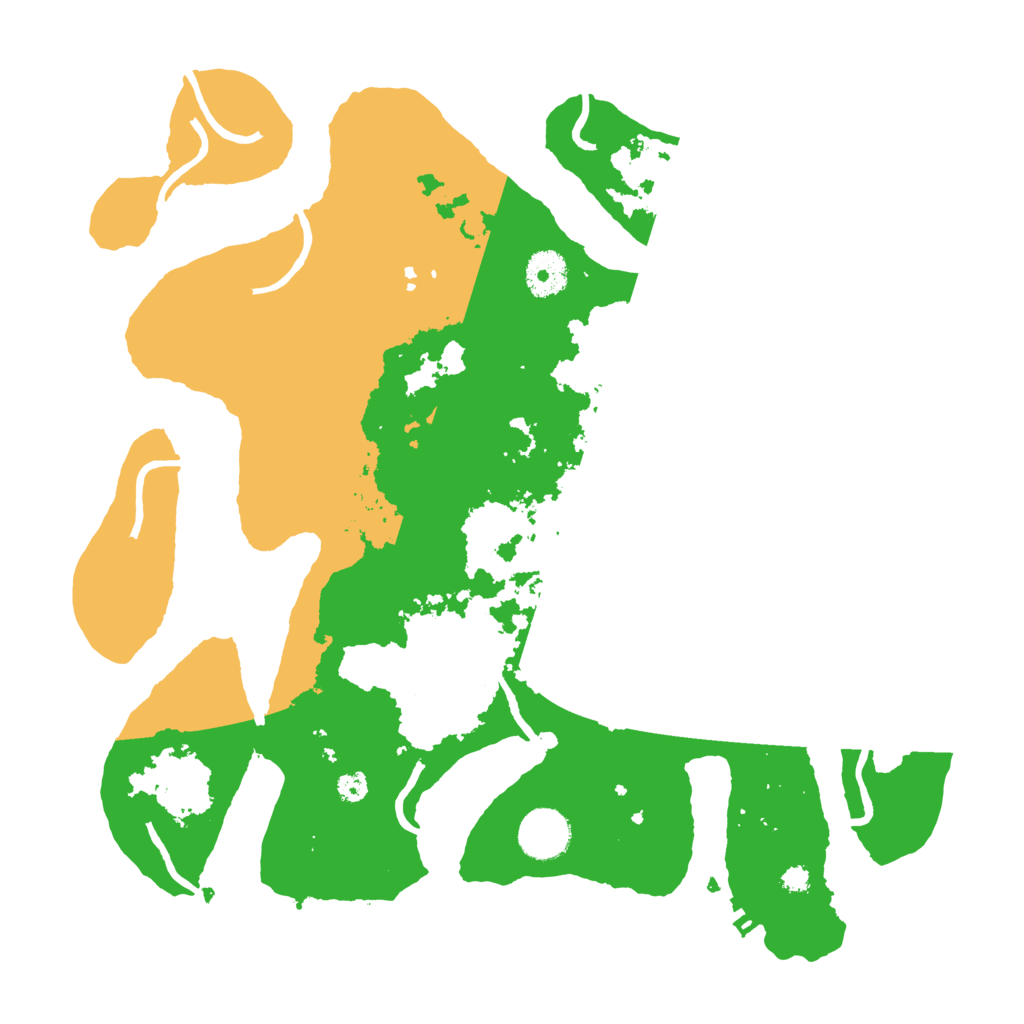 Biome Rust Map: Procedural Map, Size: 3500, Seed: 13824