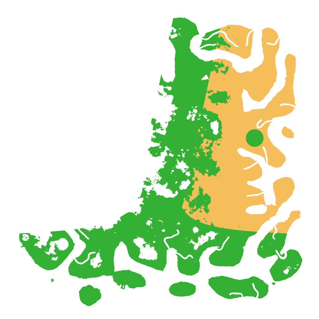 Biome Rust Map: Procedural Map, Size: 4800, Seed: 45587256