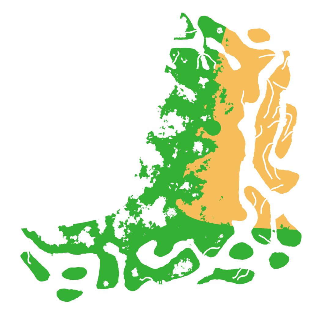 Biome Rust Map: Procedural Map, Size: 5400, Seed: 689995904