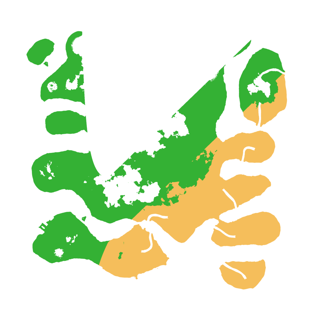 Biome Rust Map: Procedural Map, Size: 3200, Seed: 62264061