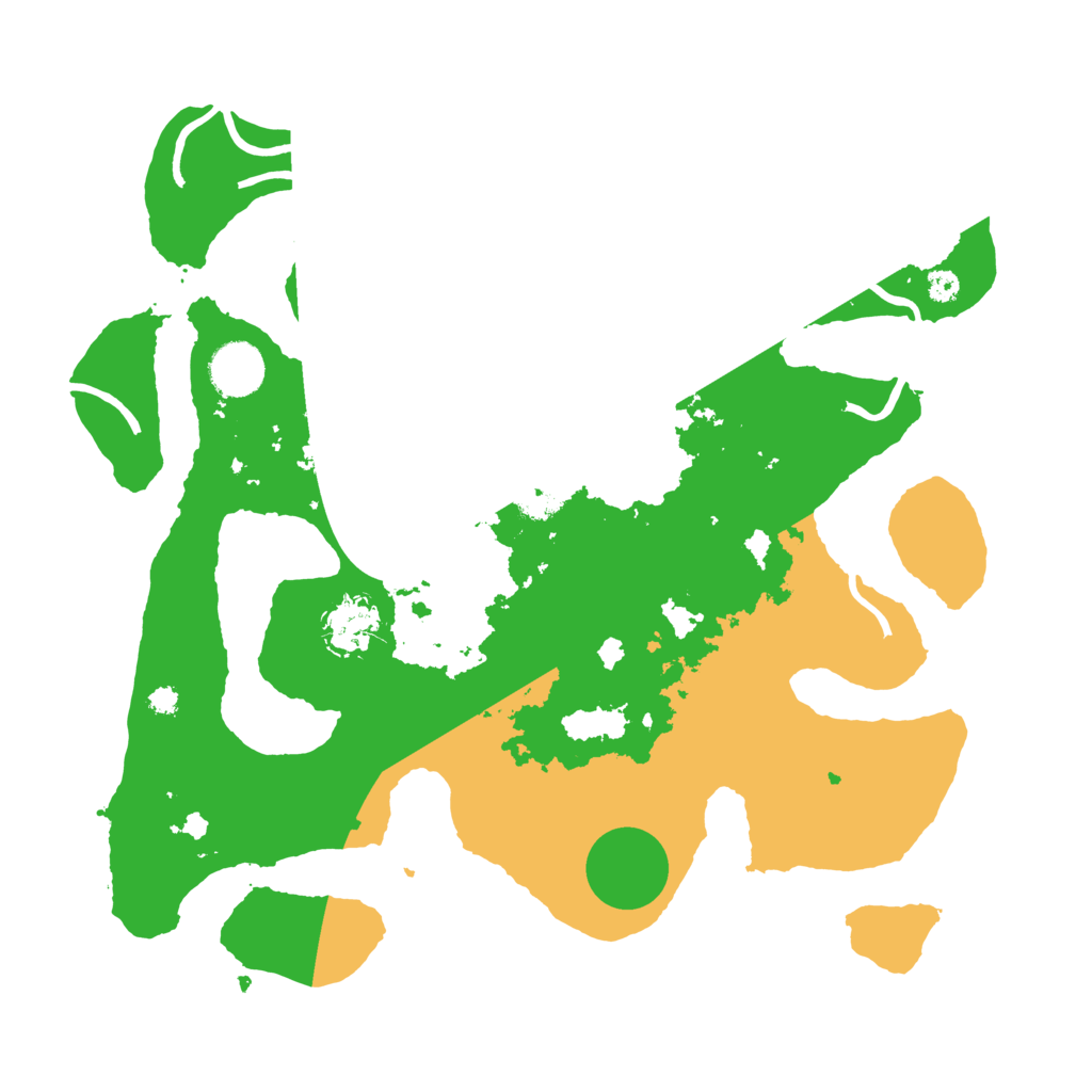 Biome Rust Map: Procedural Map, Size: 3500, Seed: 574311