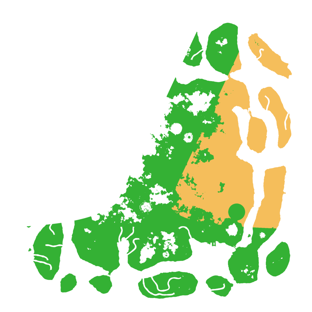 Biome Rust Map: Procedural Map, Size: 4900, Seed: 8293741