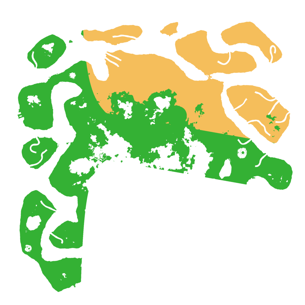 Biome Rust Map: Procedural Map, Size: 4500, Seed: 1175870