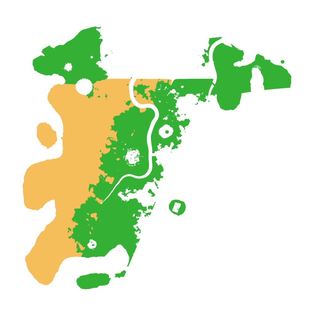Biome Rust Map: Procedural Map, Size: 3500, Seed: 5140184