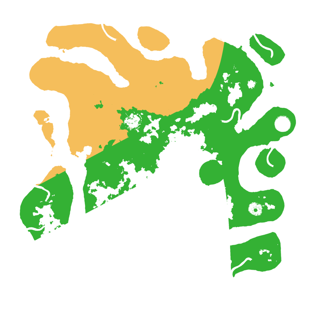 Biome Rust Map: Procedural Map, Size: 3500, Seed: 1586326