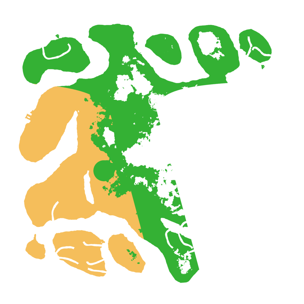 Biome Rust Map: Procedural Map, Size: 3850, Seed: 7234