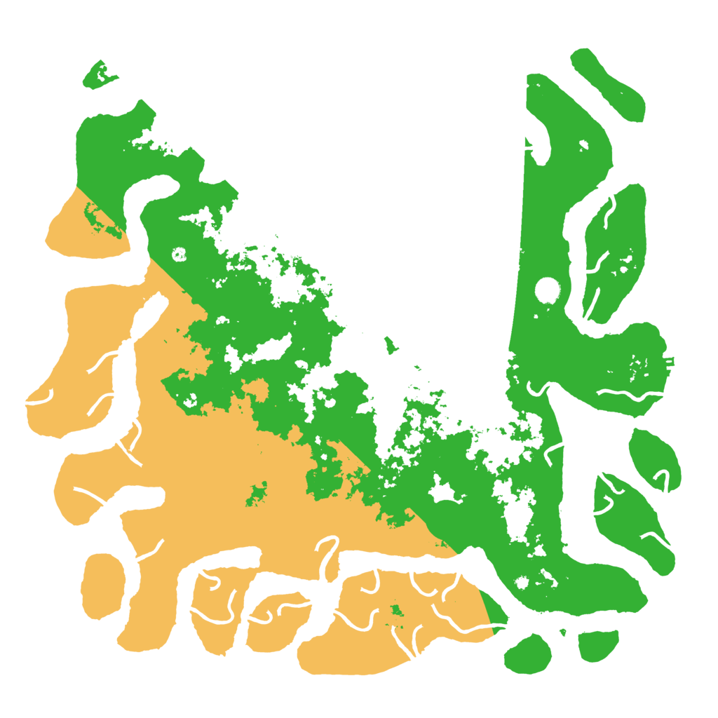 Biome Rust Map: Procedural Map, Size: 5000, Seed: 88421336