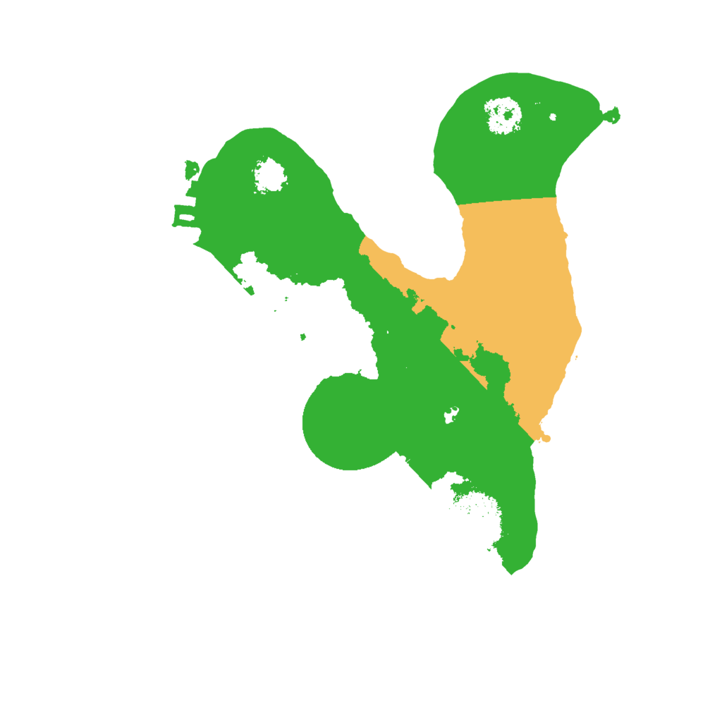 Biome Rust Map: Procedural Map, Size: 2000, Seed: 1199245108