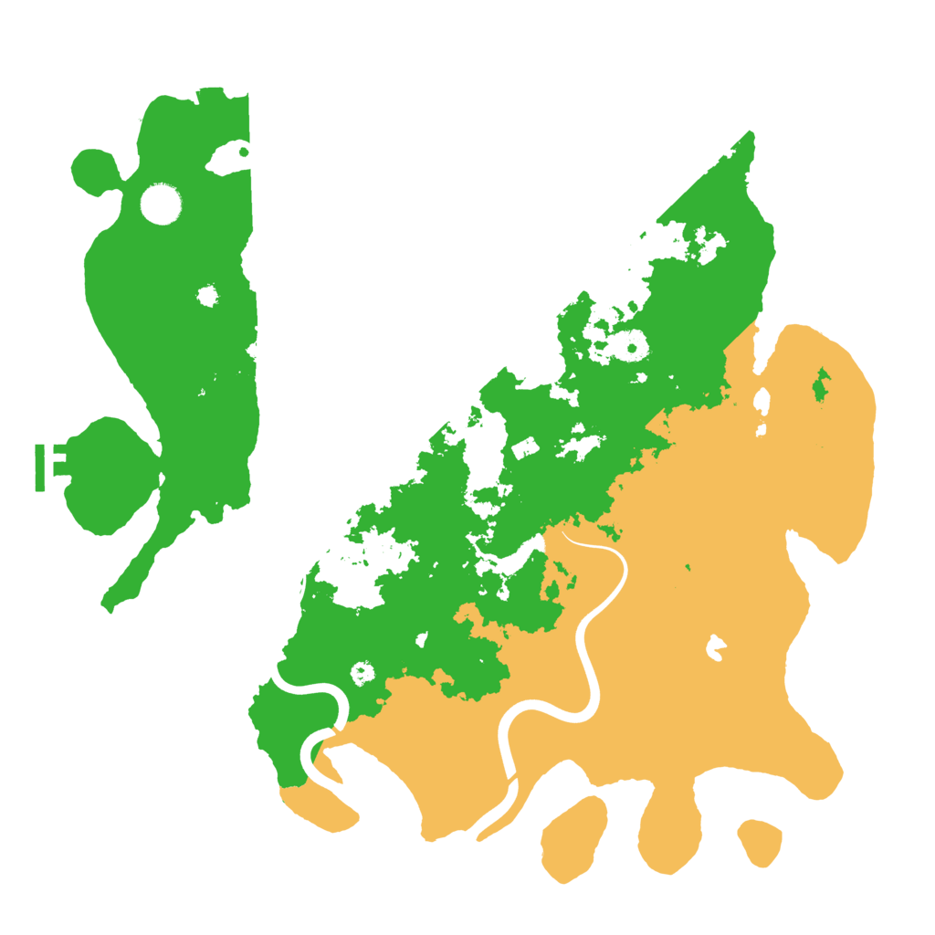 Biome Rust Map: Procedural Map, Size: 4000, Seed: 793197