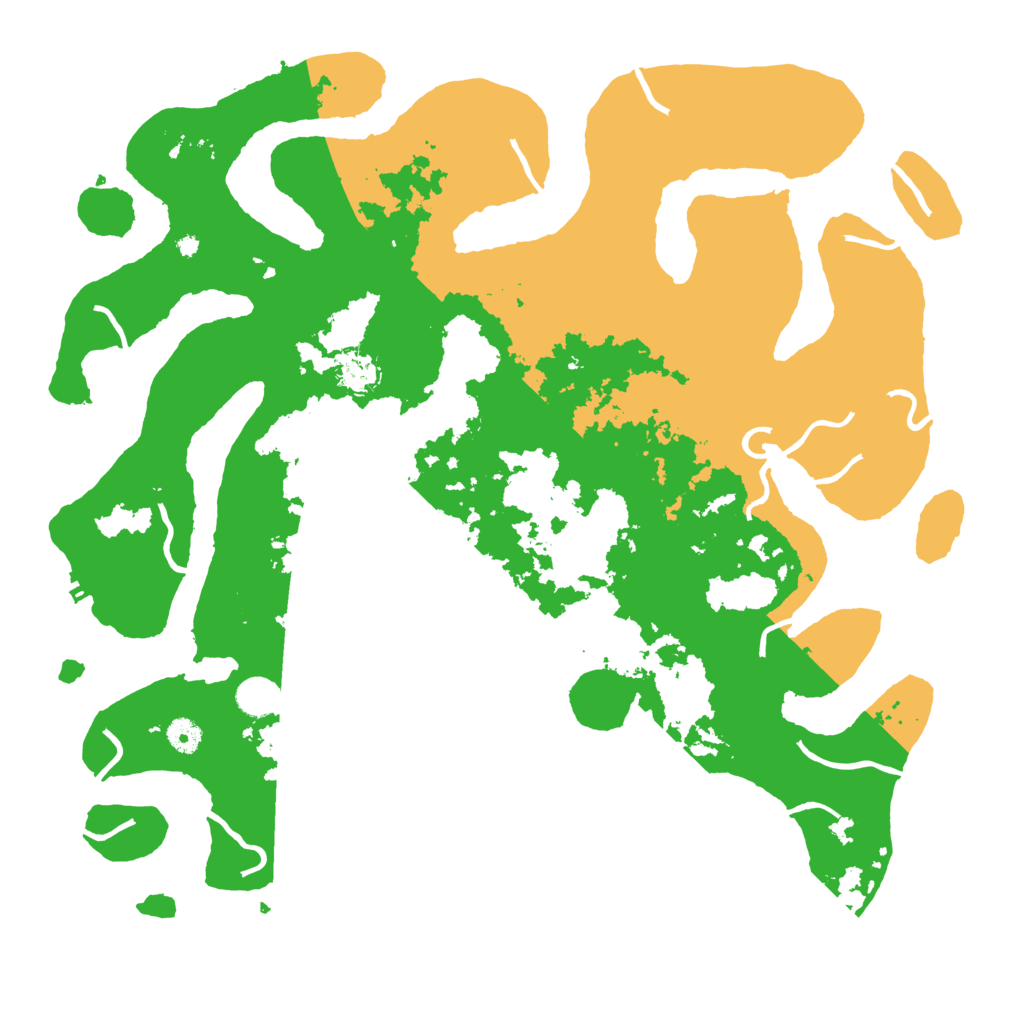 Biome Rust Map: Procedural Map, Size: 4500, Seed: 4263919