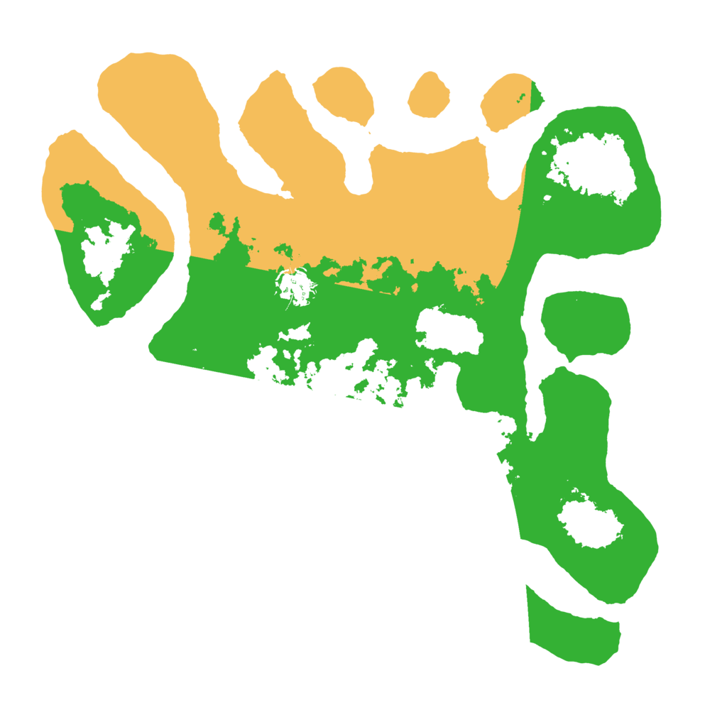 Biome Rust Map: Barren, Size: 3500, Seed: 5003890