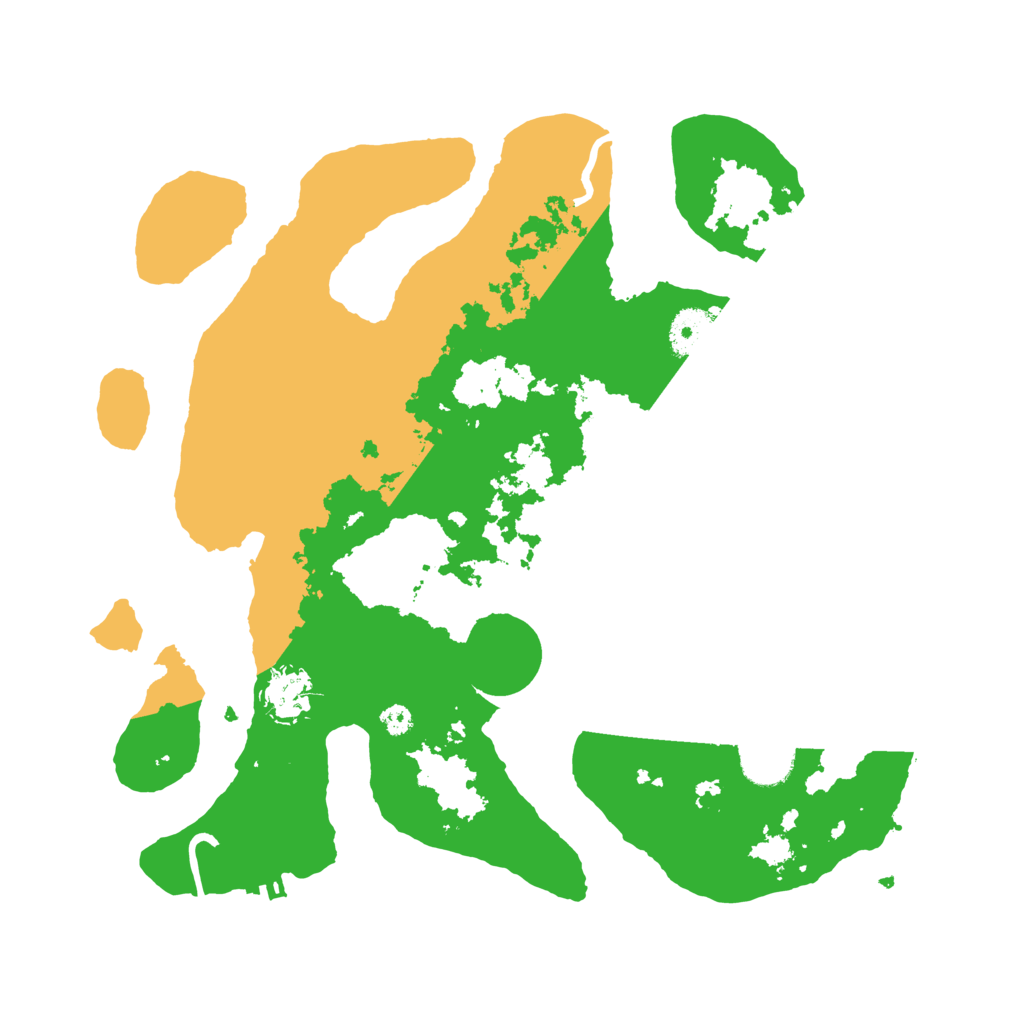 Biome Rust Map: Procedural Map, Size: 3500, Seed: 691544264