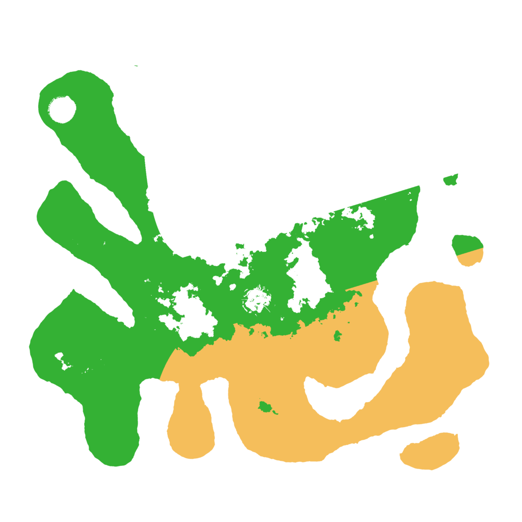 Biome Rust Map: Barren, Size: 3500, Seed: 637325