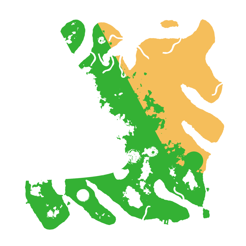 Biome Rust Map: Procedural Map, Size: 3500, Seed: 5950356