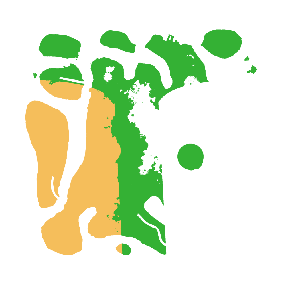 Biome Rust Map: Procedural Map, Size: 3000, Seed: 1091942336