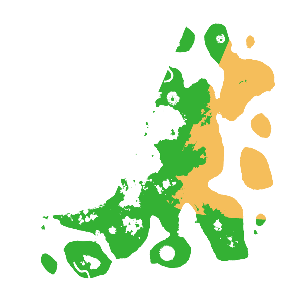 Biome Rust Map: Procedural Map, Size: 3500, Seed: 531776152