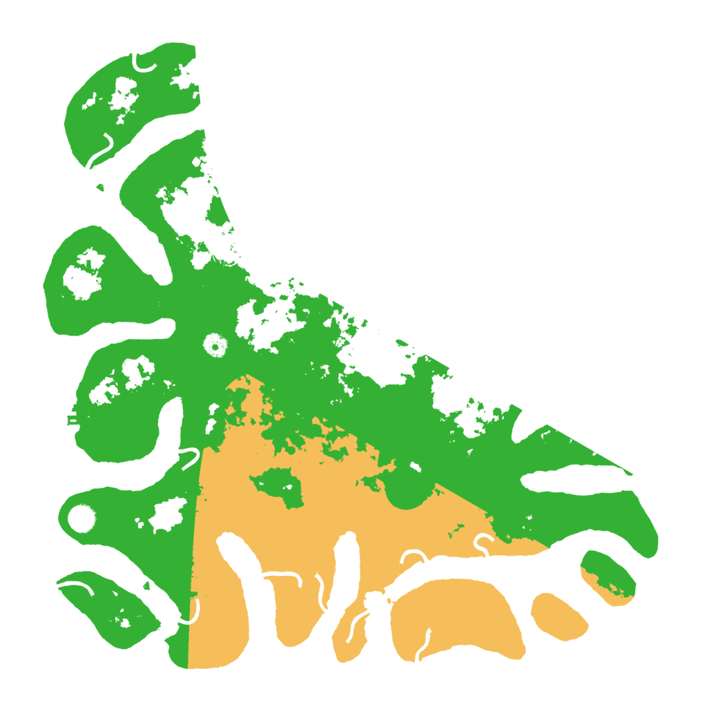 Biome Rust Map: Procedural Map, Size: 4500, Seed: 1549745