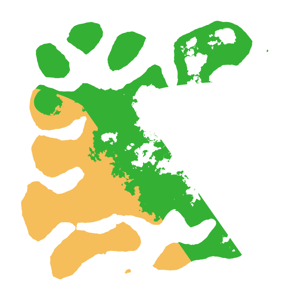 Biome Rust Map: Barren, Size: 3500, Seed: 3038232