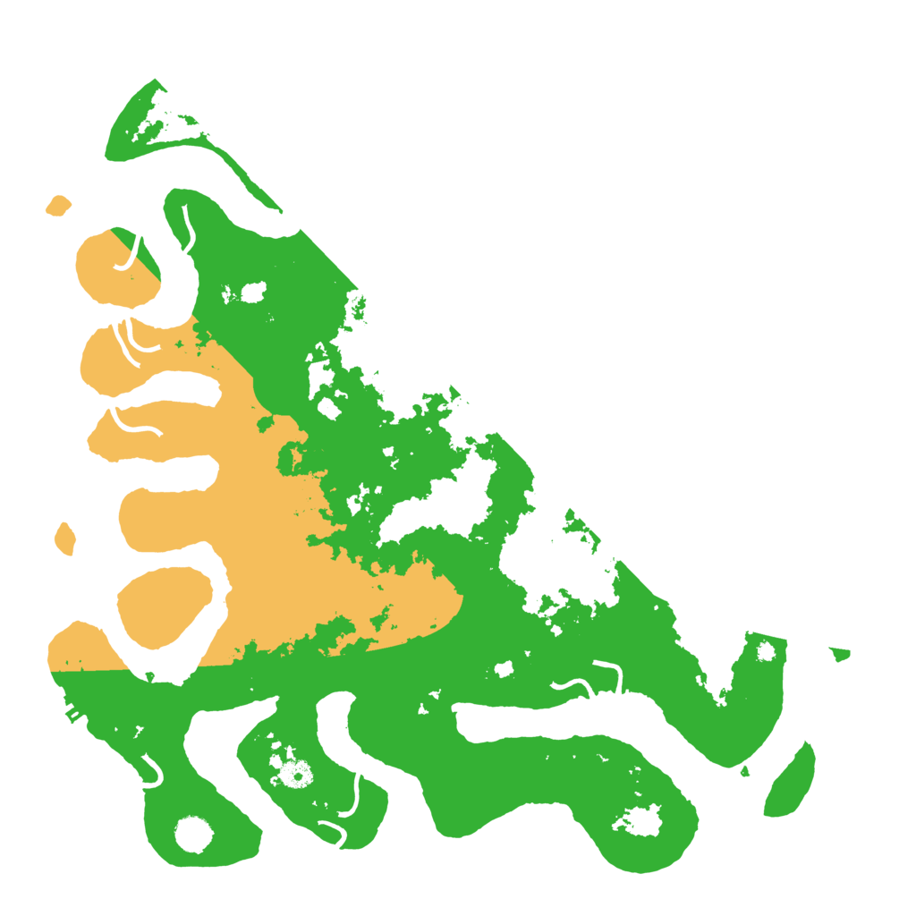 Biome Rust Map: Procedural Map, Size: 4500, Seed: 4136941