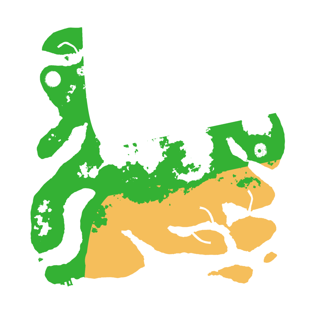 Biome Rust Map: Procedural Map, Size: 3500, Seed: 868446