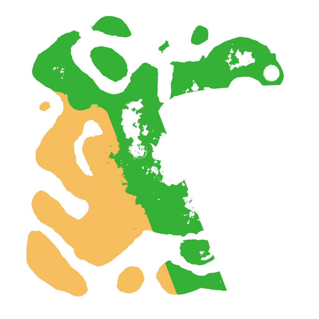 Biome Rust Map: Barren, Size: 3500, Seed: 1251286